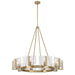 Golden - 3164-10 BCB-HWG - Ten Light Chandelier - Aenon - Brushed Champagne Brass