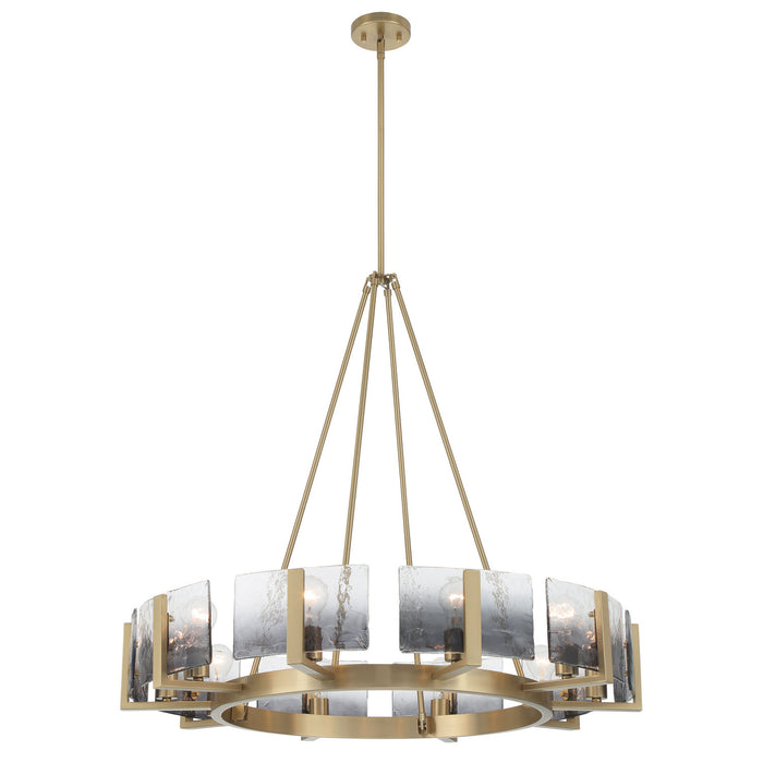 Golden - 3164-10 BCB-SWG - Ten Light Chandelier - Aenon - Brushed Champagne Brass