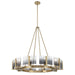 Golden - 3164-10 BCB-SWG - Ten Light Chandelier - Aenon - Brushed Champagne Brass