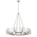Golden - 3164-10 PW-HWG - Ten Light Chandelier - Aenon - Pewter
