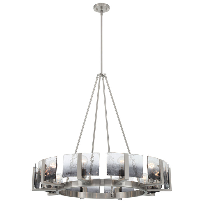 Golden - 3164-10 PW-SWG - Ten Light Chandelier - Aenon - Pewter