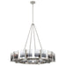 Golden - 3164-10 PW-SWG - Ten Light Chandelier - Aenon - Pewter