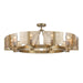 Golden - 3164-10SF BCB-AWG - Ten Light Semi-Flush Mount - Aenon - Brushed Champagne Brass
