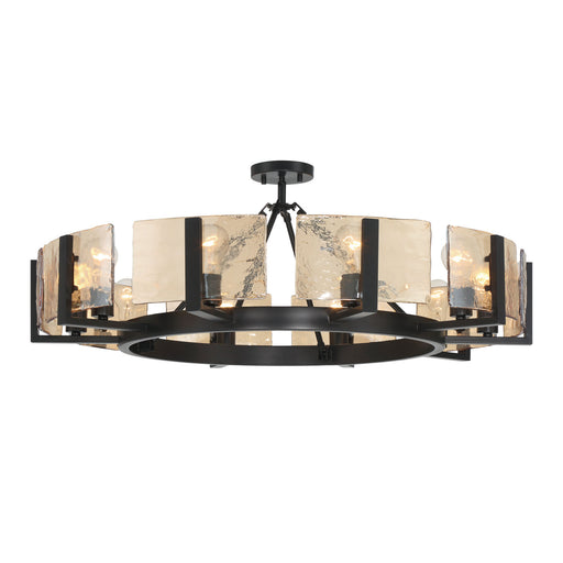Aenon Ten Light Semi-Flush Mount Matte Black