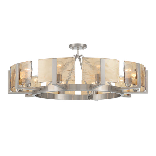 Aenon Ten Light Semi-Flush Mount Pewter
