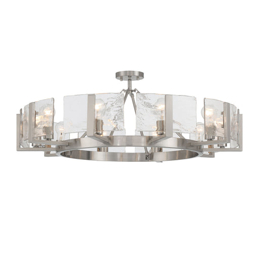 Aenon Ten Light Semi-Flush Mount Pewter