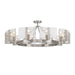 Golden - 3164-10SF PW-HWG - Ten Light Semi-Flush Mount - Aenon - Pewter