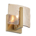 Golden - 3164-1W BCB-AWG - One Light Wall Sconce - Aenon - Brushed Champagne Brass