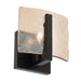Golden - 3164-1W BLK-AWG - One Light Wall Sconce - Aenon - Matte Black
