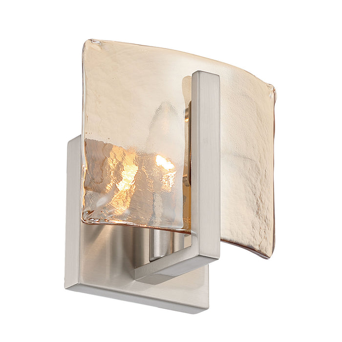 Golden - 3164-1W PW-AWG - One Light Wall Sconce - Aenon - Pewter