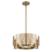 Golden - 3164-3 BCB-AWG - Three Light Chandelier - Aenon - Brushed Champagne Brass
