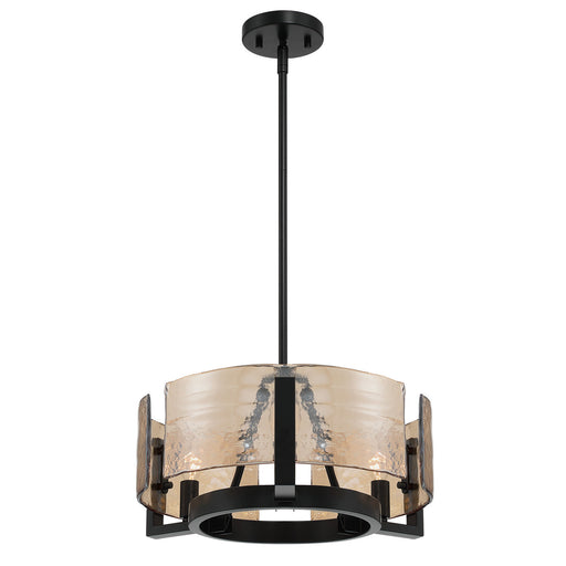 Aenon Three Light Chandelier Matte Black
