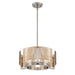 Golden - 3164-3 PW-AWG - Three Light Chandelier - Aenon - Pewter