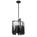 Golden - 3164-3P BLK-SWG - Three Light Pendant - Aenon - Matte Black