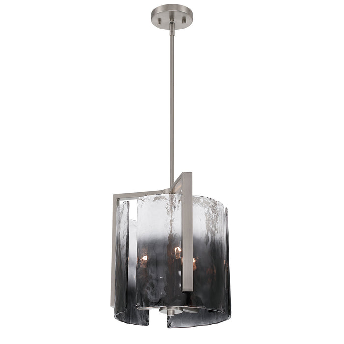 Golden - 3164-3P PW-SWG - Three Light Pendant - Aenon - Pewter