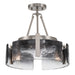 Golden - 3164-3SF PW-SWG - Three Light Semi-Flush Mount - Aenon - Pewter