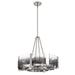 Golden - 3164-4 PW-SWG - Four Light Chandelier - Aenon - Pewter