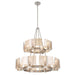 Golden - 3164-4-8 PW-AWG - 12 Light Chandelier - Aenon - Pewter