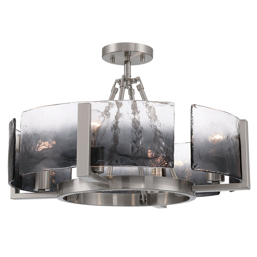 Aenon Four Light Semi-Flush Mount Pewter
