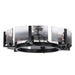 Golden - 3164-6SF BLK-SWG - Six Light Semi-Flush Mount - Aenon - Matte Black