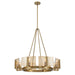 Golden - 3164-8 BCB-AWG - Eight Light Chandelier - Aenon - Brushed Champagne Brass
