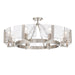 Golden - 3164-8SF PW-HWG - Eight Light Semi-Flush Mount - Aenon - Pewter