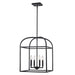 Trans Globe Imports - 11814 BK - Four Light Pendant - Sabriel - Black