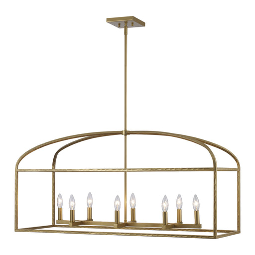 Sabriel Eight Light Pendant Antique Gold