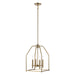 Trans Globe Imports - 11834 AG - Four Light Pendant - Birdy - Antique Gold