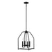 Trans Globe Imports - 11834 BK - Four Light Pendant - Birdy - Black