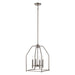 Trans Globe Imports - 11834 BN - Four Light Pendant - Birdy - Brushed Nickel