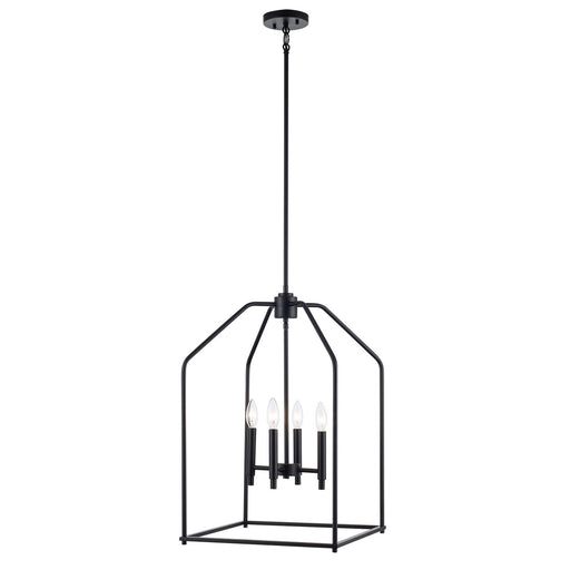 Birdy Four Light Pendant Black