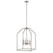 Trans Globe Imports - 11834-16 BN - Four Light Pendant - Birdy - Brushed Nickel