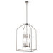 Trans Globe Imports - 11838 BN - Eight Light Pendant - Birdy - Brushed Nickel