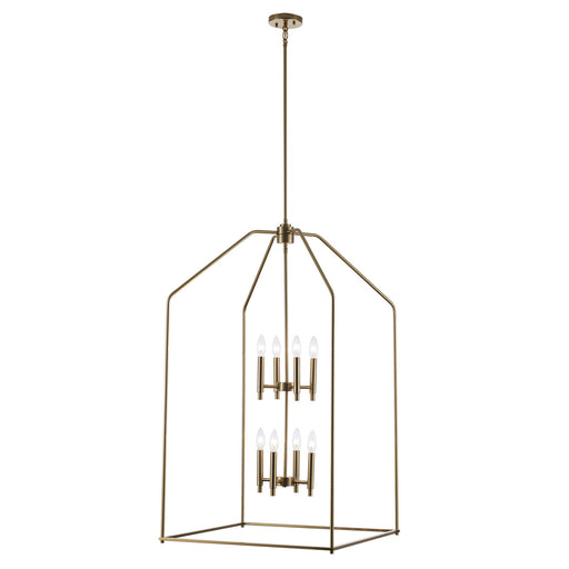 Birdy Eight Light Pendant Antique Gold