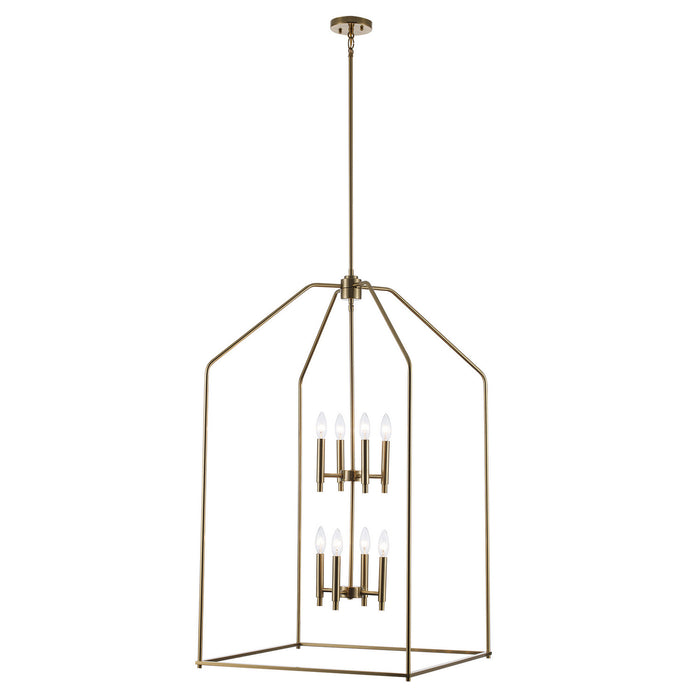 Trans Globe Imports - 11838-24 AG - Eight Light Pendant - Birdy - Antique Gold