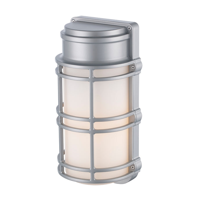 Trans Globe Imports - 51771 SL - One Light Outdoor Bulkhead Light - Wallace - Silver
