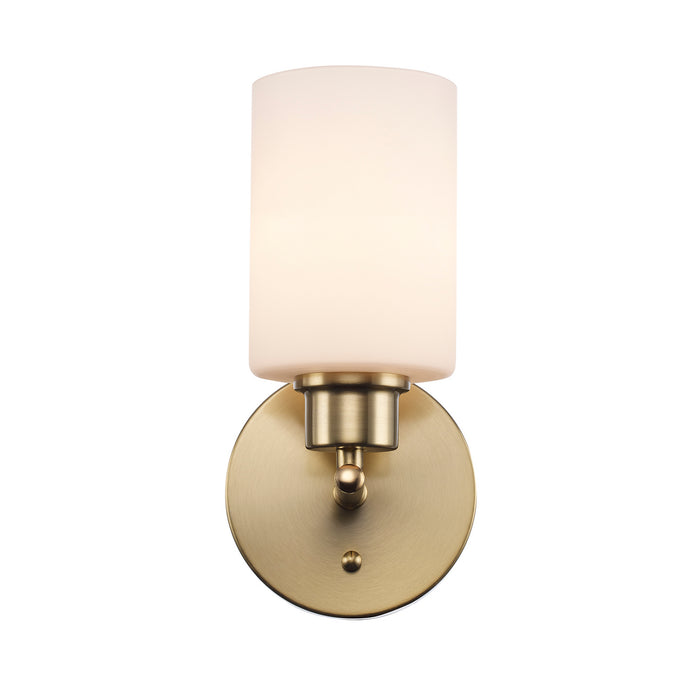 Trans Globe Imports - 72021 AG-FR - One Light Wall Sconce - Kai - Antique Gold / Frosted