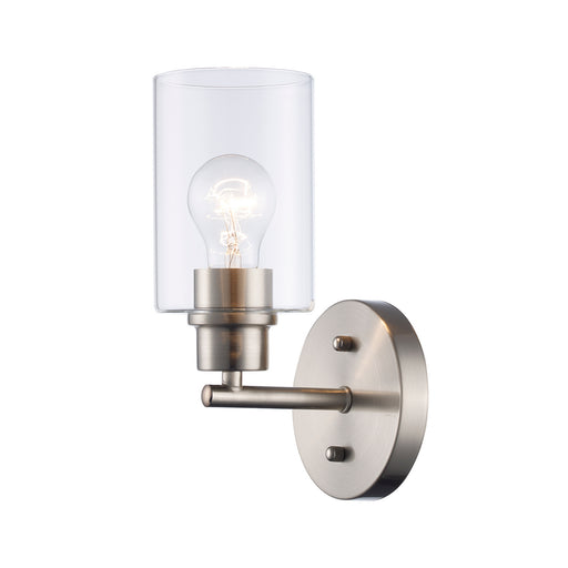 Kai One Light Wall Sconce Brushed Nickel