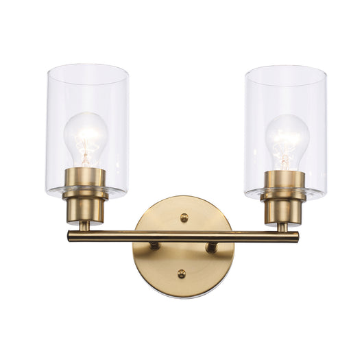 Kai Two Light Vanity Antique Gold