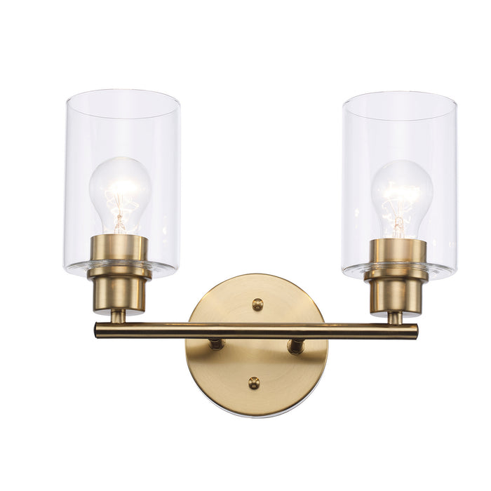 Trans Globe Imports - 72022 AG - Two Light Vanity - Kai - Antique Gold