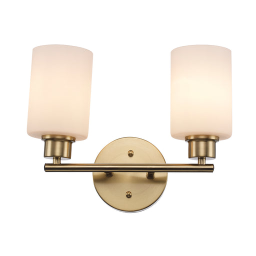 Kai Two Light Vanity Antique Gold / Frosted
