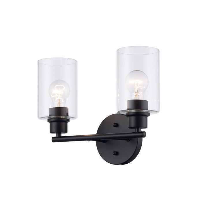 Trans Globe Imports - 72022 BK - Two Light Vanity - Kai - Black