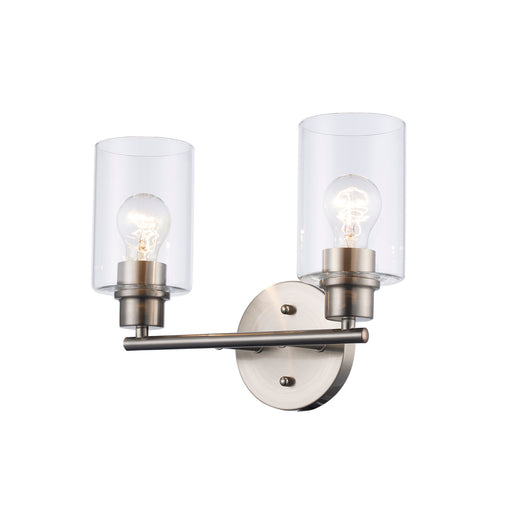 Kai Two Light Vanity Brushed Nickel