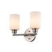 Trans Globe Imports - 72022 BN-FR - Two Light Vanity - Kai - Brushed Nickel / Frosted