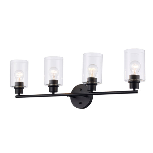 Kai Four Light Vanity Black
