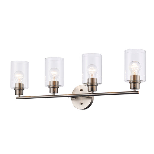 Kai Four Light Vanity Brushed Nickel