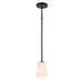 Trans Globe Imports - 72030 BK - One Light Pendant - Capri - Black