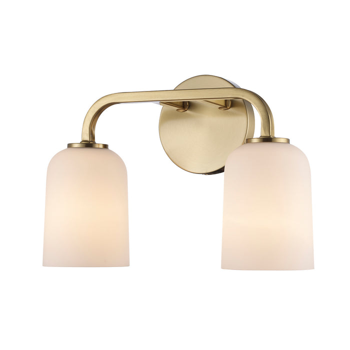 Trans Globe Imports - 72032 AG - Two Light Vanity - Capri - Antique Gold