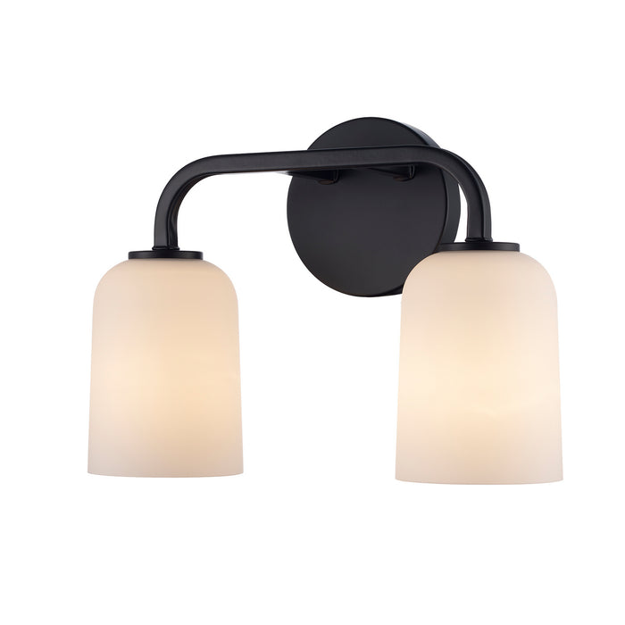 Trans Globe Imports - 72032 BK - Two Light Vanity - Capri - Black
